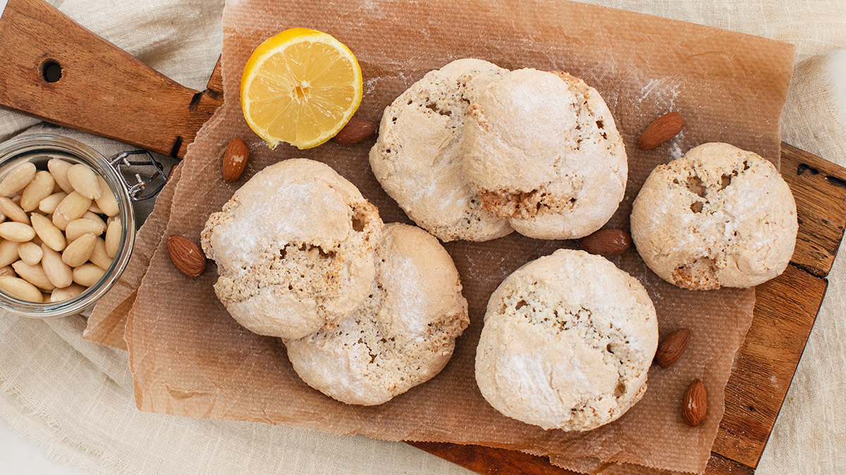 Italiaanse amandelkoekjes (amaretti morbidi)