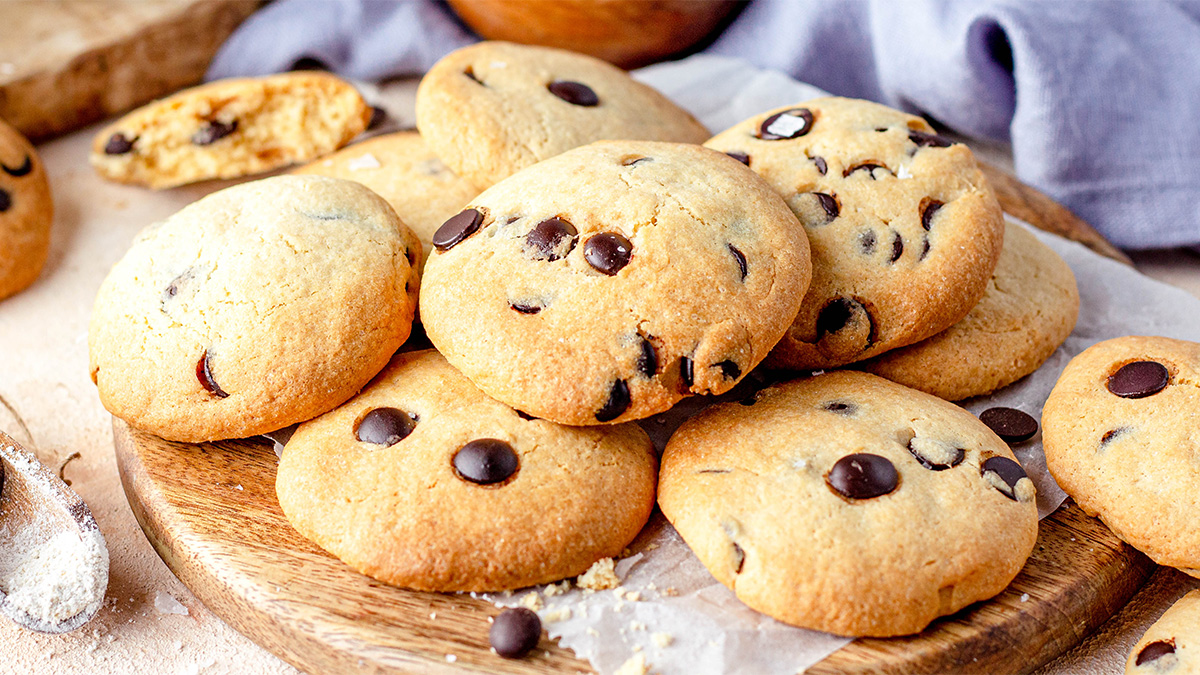 Glutenvrije koekjes met chocolade