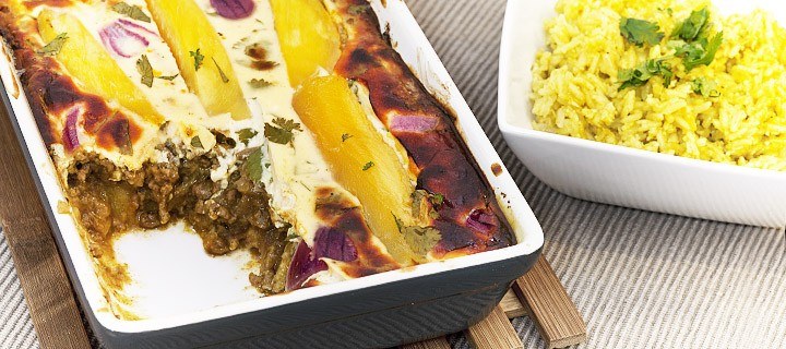 Bobotie met mango