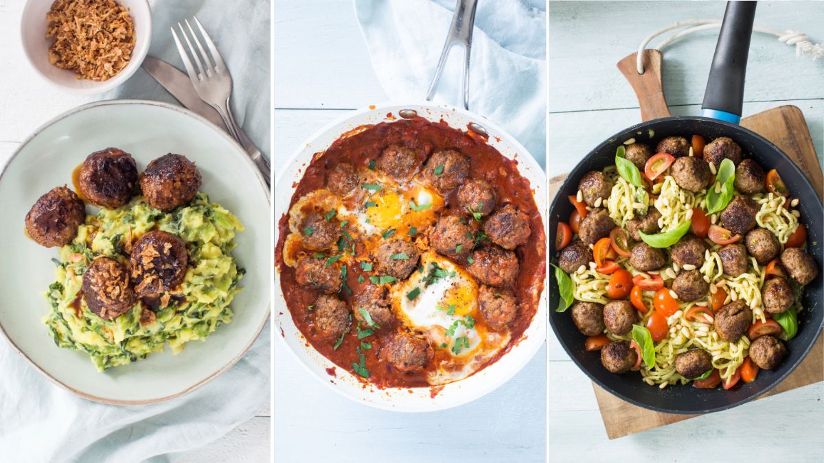 10 x recepten met gehaktballetjes