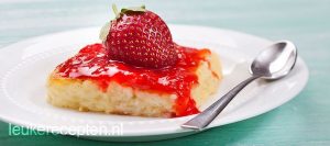 Griesmeel met compote