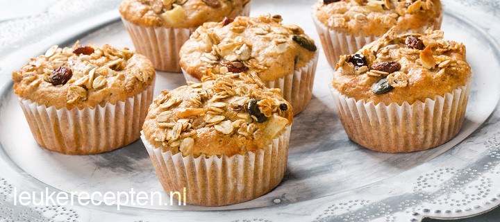 Muesli muffins met yoghurt
