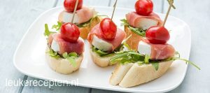 pinchos met geitenkaas