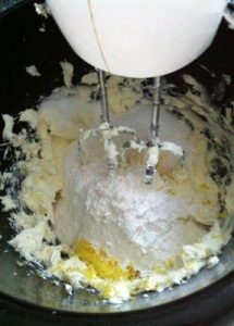 cheesecake bessen stap 1