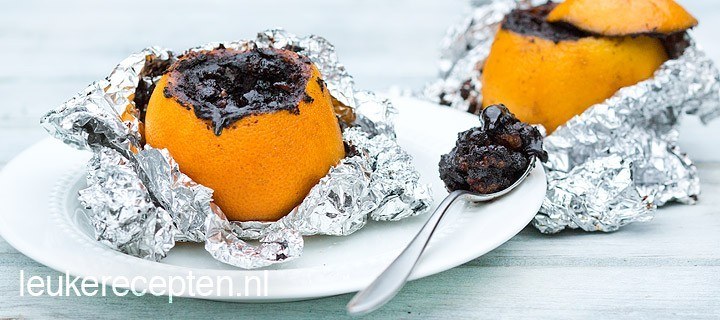 BBQ sinaasappel brownie