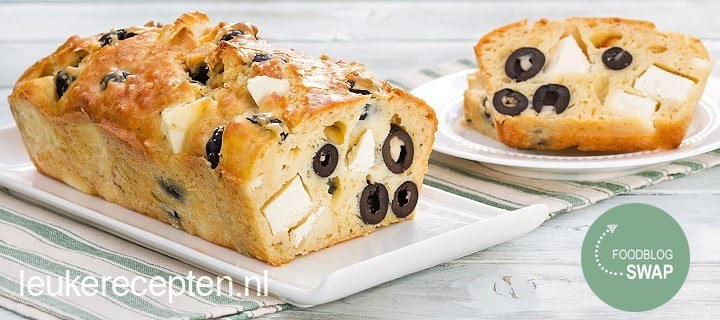Feta cake met olijven