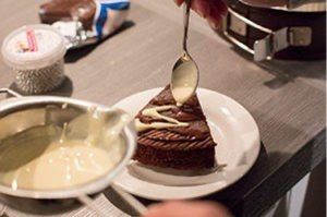 chocoladetaart (kerst)