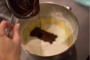 Chocolade en taartmix