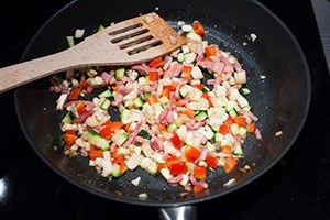 gevulde champignons met spekjes stap 2