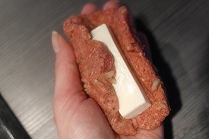 bifteki met feta Stap 2