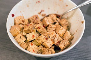 noedels met sperziebonen en tofu 01