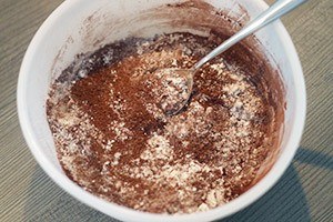 cheesecake brownie stap 1