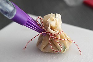 filodeeg buideltjes met geitenkaas 01