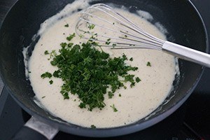 romige kip met rijst 01