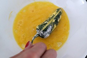 gefrituurde jalapenos pepers stap 4