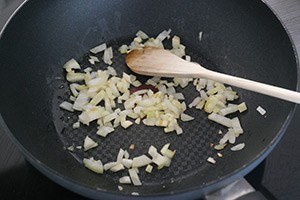 Spinazie tortilla stap 1