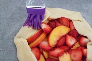 Galette met aardbeien en perzik 01