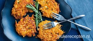 rosti van zoete aardappelen