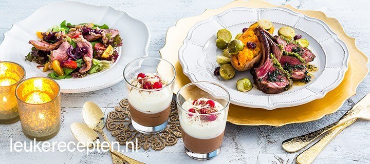 Het feestelijke kerstmenu van Veronique