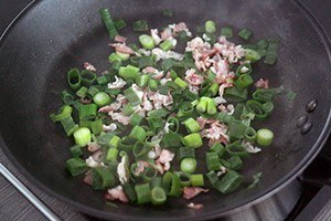 gevulde aardappel met spekjes stap 1