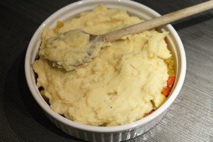 Ovenschotel met spitskool en rookworst stap 5