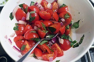 pasta brocolli en zalm stap 1