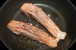 pasta brocolli en zalm stap 6