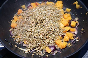 Freekeh met pompoen 01