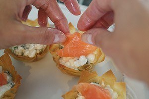 filodeegtaartjes met zalm 01