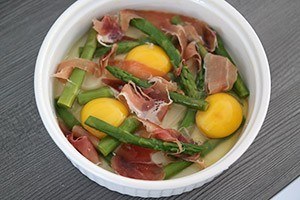 ei met asperges uit de oven stap 3