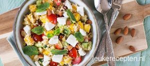 frisse couscous salade met mango