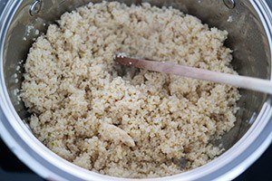 frisse couscous salade met mango stap 1