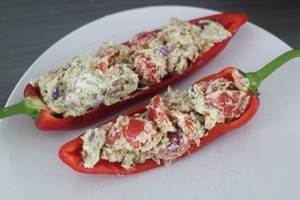 Italiaans gevulde puntpaprika stap 3