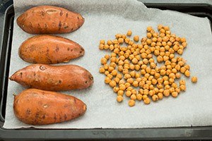 Mediterraanse zoete aardappel stap 1