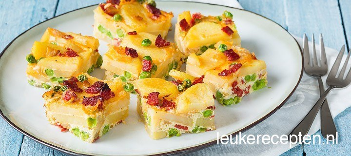 Aardappeltortilla met chorizo