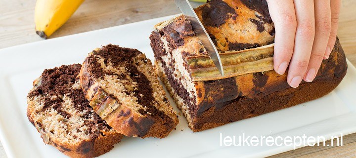 Gemarmerd bananenbrood
