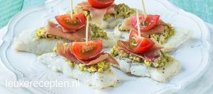 kabeljauw met olijventapenade