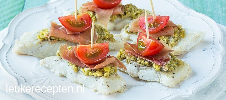 Kabeljauw met olijventapenade