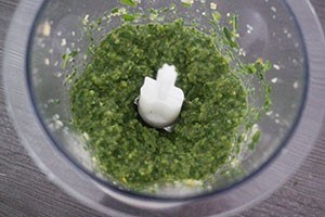 pasta pesto stap 1