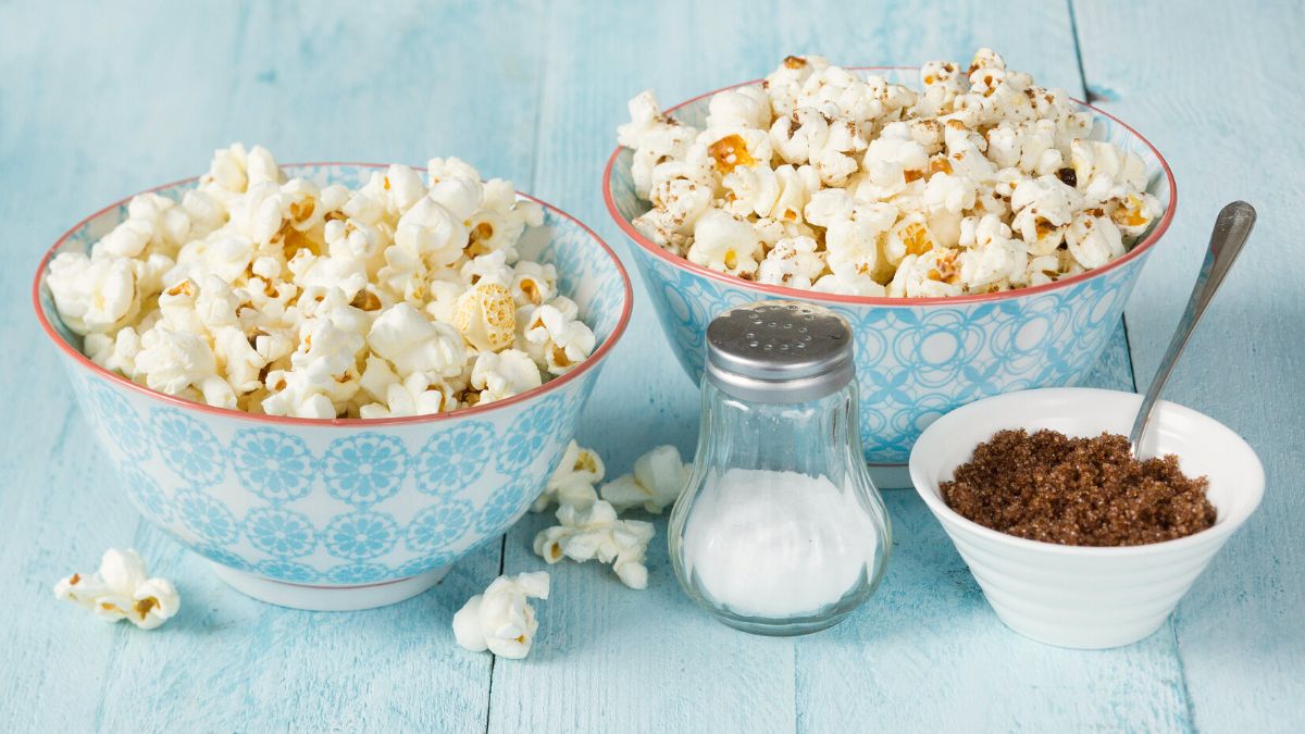 Zoute en zoete popcorn zelf maken