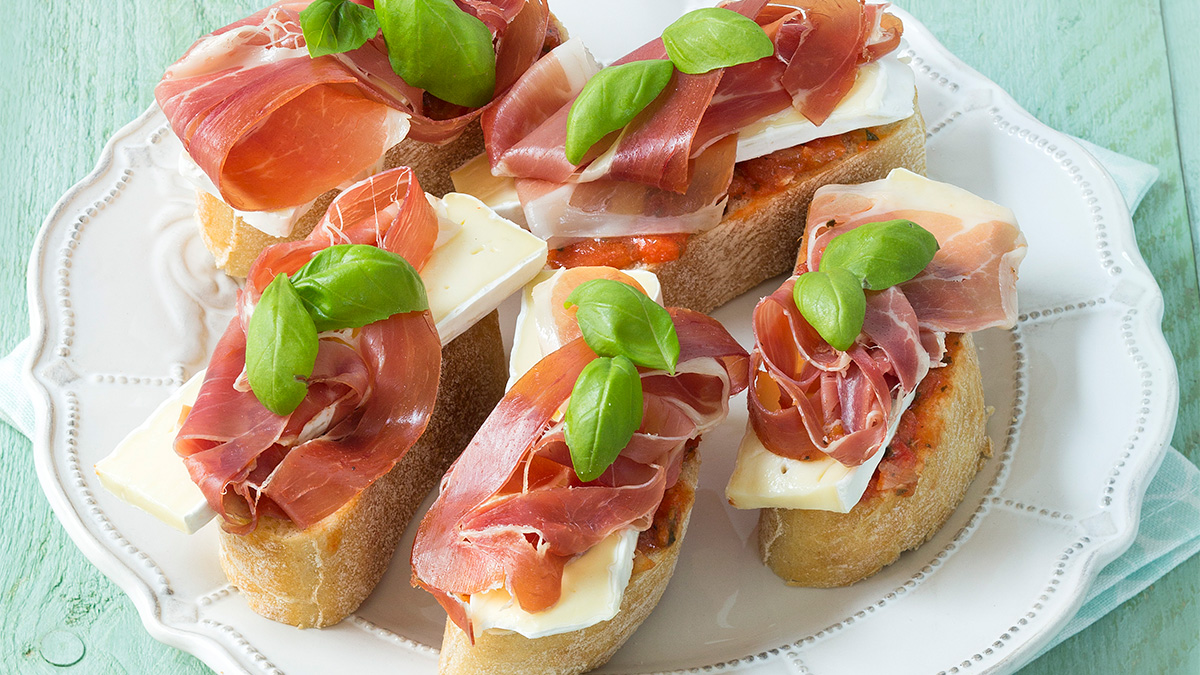 Bruschetta’s met brie