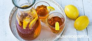 zelfgemaakte ice tea