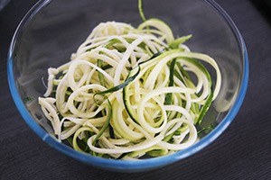 courgetti kip stap 1