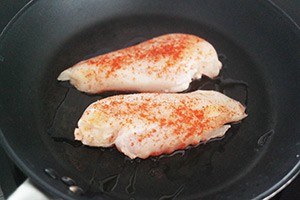 courgetti kip stap 3