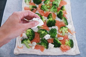 plaattaart zalm stap 3