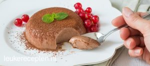 choco panna cotta