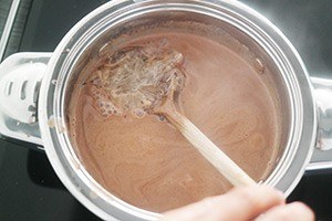 choco panna cotta stap 2