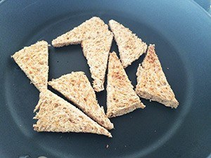 herfstsalade paddenstoelen stap 1