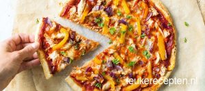 pizza met kip