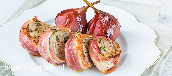 Varkenshaas met stoofperen